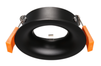 Encastré Gu10 Round Led Downlight Fixation Housing Cover Anti Glare Fixe Angle Spot Light Frame Cut Out 75mm RF8