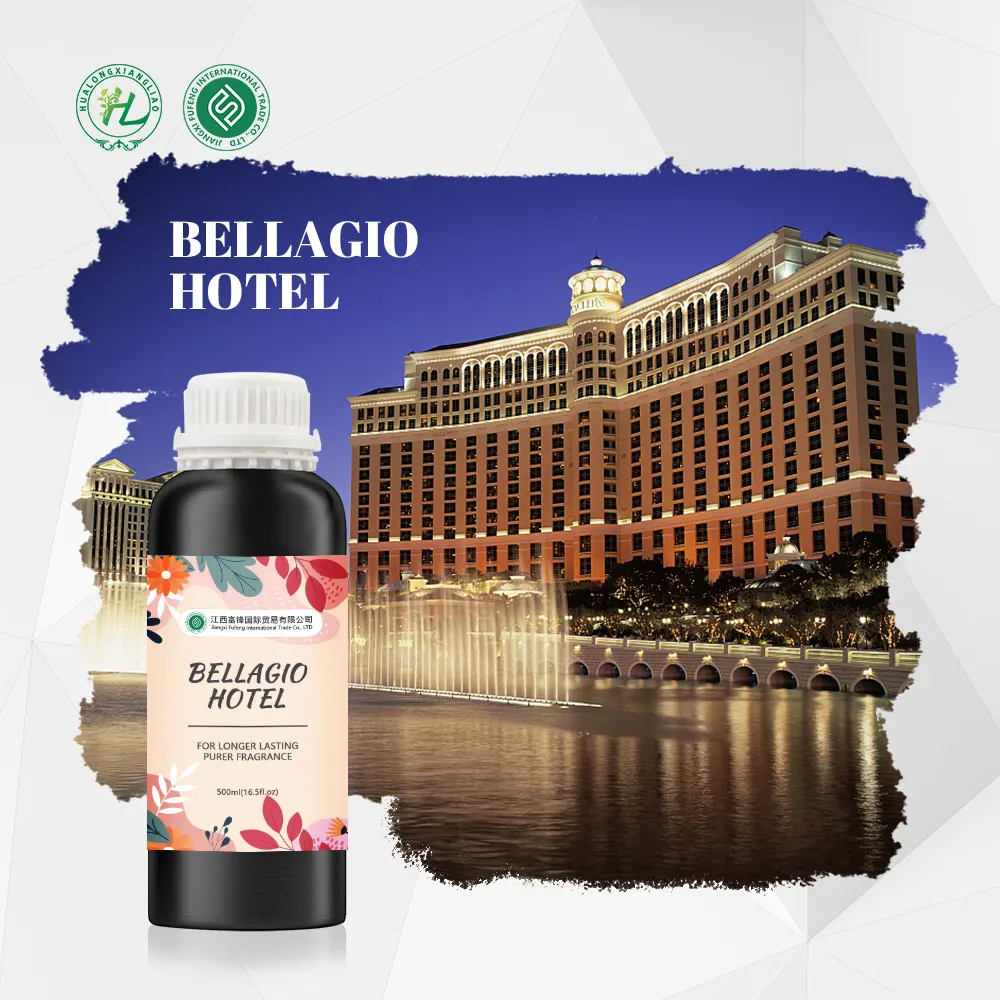 500ml originales Markennamen-Designer-Parfüm-Bulk-Duftöl, inspiriertes Bellagio Hotel Collection Blue ICE Scent 360 Diffusor öl