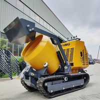 Mini-malaxeur mobile sur demande, pour la production de béton sur site afin d'éviter les gaspillage de matériaux et les transports longue distance