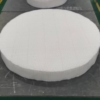 Tampon anti-buée en maille tissée PTFE avec grilles de support pour tour de refroidissement