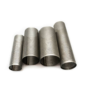 ท่อสแตนเลสแบบมีรูระบายอากาศ ขนาด 10 20 50 60 80 100 มม. / กระบอกกรองแบบมีรู - Product Image 1