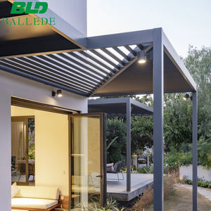 DIY motorisierte Lamellen dachterrassen Bioklimatisches Haus Pavillon Garten Patio Aluminium Pergola für Wohnraum - Product Image 5