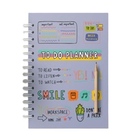 Agenda hebdomadaire non daté Objectifs hebdomadaires Cahier A5 à faire Liste Planificateur Habitude Tracker Papier Promotion MAXON Imprimé Couleur Cuir PU