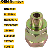 MAXIWORLD KN23000 Vanne de retenue de frein pneumatique en acier 1/2" femelle vers 1/2" mâle, remplacement unidirectionnel pour système Haldex