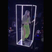 Plateforme de danse lumineuse GOGO à suspension élastique, support mobile pour roue de prière, cage de pratique spirituelle, lampe d'ambiance, lumières de scène