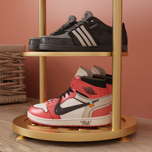 Wholesale Cheap <strong>Show</strong> Shelf Fashion Creative Display <strong>Rack</strong> Light Luxury Hot Sale Storage Holder Modern Simple Metal Shoe <strong>Rack</strong> - Product Image 5