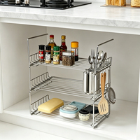 Étagère de rangement sous-armoire de cuisine de haute qualité, unité d'étagère empilable multifonctionnelle