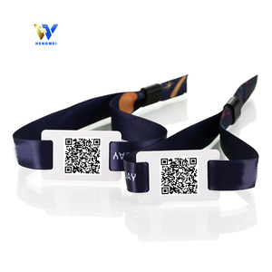Pulsera NFC personalizada Código <span class=keywords><strong>QR</strong></span> Entradas para eventos del festival, pulseras RFID tejidas, pulseras NFC desechables - Product Image 6