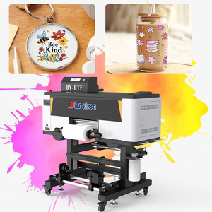 Epson F1080 UV DTF stampante 30cm A3 adesivo macchina a getto d'inchiostro doppia xp600 stampe per pellicola ab