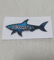 Autocollants de requin écologiques personnalisés et tendance, Flag Gertrude CP Jul Omerta Vrunk Paul et autocollant Paul and Shark