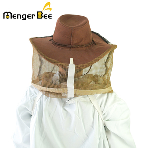 Marco de acero para colmena certificado, sombrero de apicultor, MANTENIMIENTO DE COLMENA reforzado con guantes y herramienta para seguridad de granja de abejas, nuevo - Product Image 4