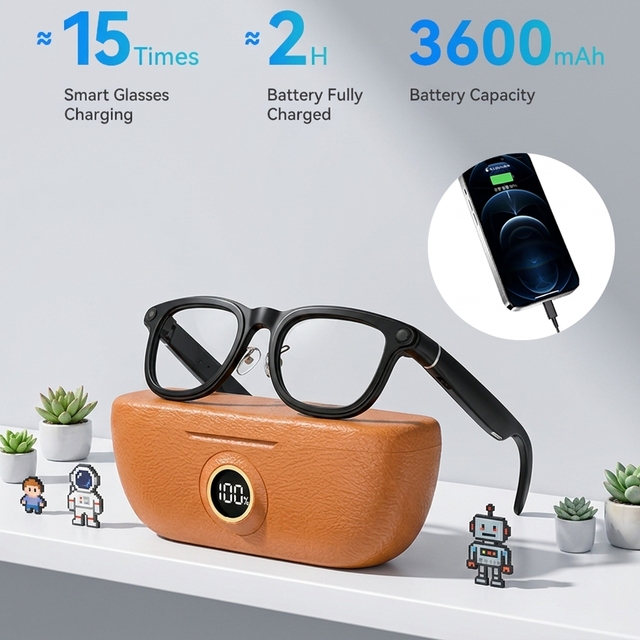 AI Smart Glasses Sunglasses Voice Control ChatGPT   Photography Video Music Camera Translation Glasses AI Assistant