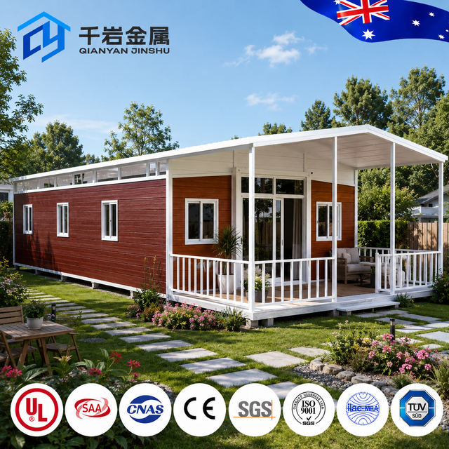 Australian Standard 5 Bedroom 40ft Customizable Luxury Double Wing Extended Container House Modern Used for Design Hotel Villas
