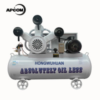 Compresseur d'air à piston sans huile 200/220/300/500L, 1,5KW-7,5KW, capacité et couleur du réservoir personnalisables