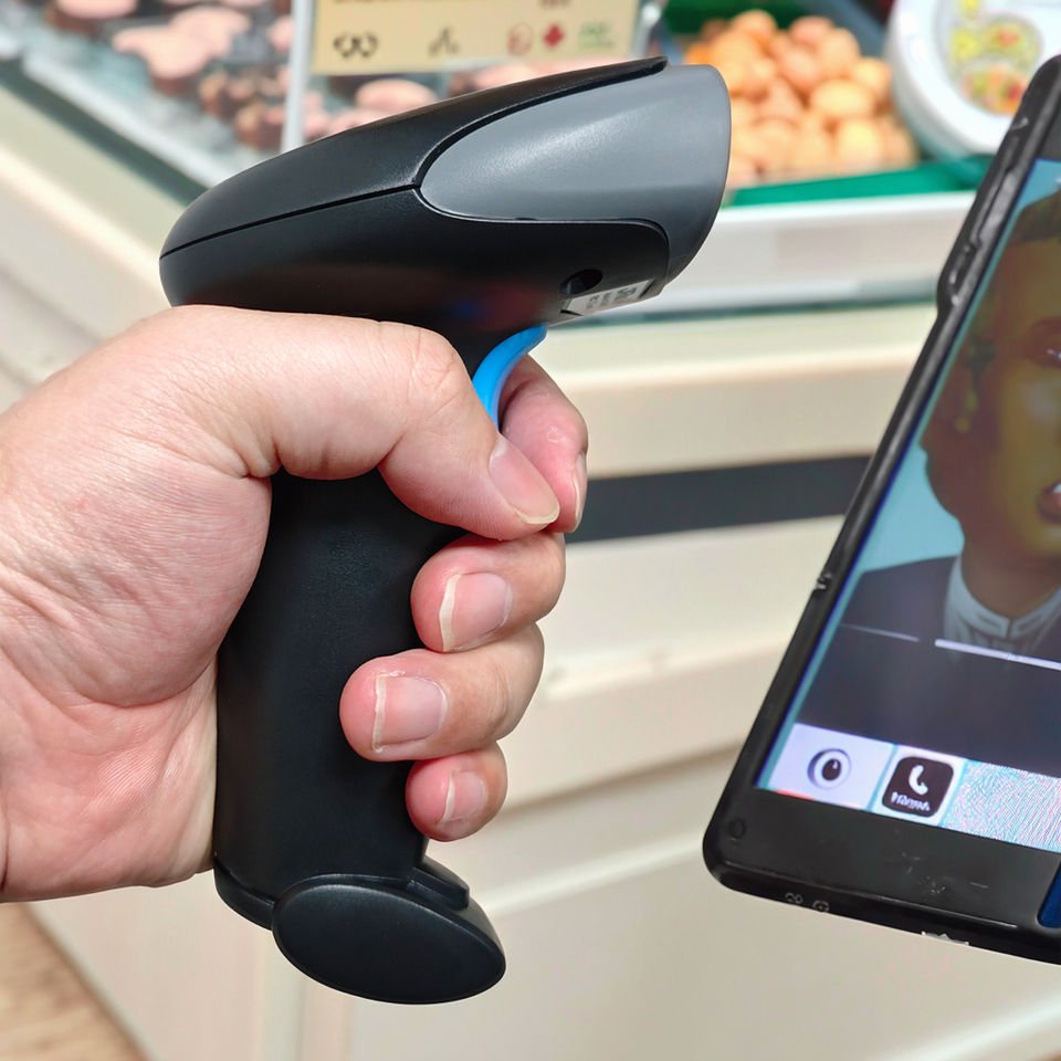 Barcode Scanner - Efficient 1D USB Scanner for Windows, Mac, Linux