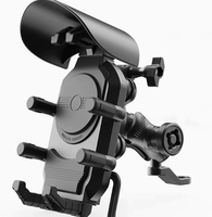 Support de téléphone pour moto à charge rapide, cadre de navigation antichoc pour véhicule électrique, support de charge sans fil