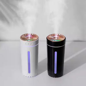 Humidificateur ultrasonique rechargeable 300 ml, diffuseur d'arômes pour la maison, purificateur d'air pour voiture, <span class=keywords><strong>brumisateur</strong></span> avec lumière LED colorée - Product Image 6