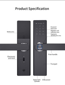 Lanbon wifi thông minh ổ khóa mật khẩu thẻ IC App vân tay đa mở khóa phương pháp - Product Image 3