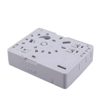 Boîtier terminal FTTH en plastique blanc pour centre de données, système de câblage réseau 1 port, fibre optique SC Duplex, garantie 2 ans