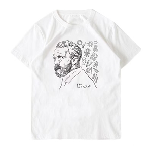 Wholesale Plus Size Vintage <strong>T</strong>-<strong>shirts</strong> for Man Oversize <strong>T</strong>-<strong>shirt</strong> Custom Printed logo 100% Cotton <strong>T</strong> -<strong>shirt</strong> <strong>Van</strong> <strong>Gogh</strong> - Product Image 2