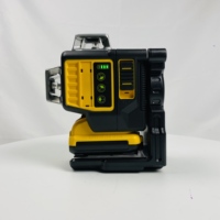 Niveau laser professionnel 089LG 360° à faisceau vert auto-nivelant avec alarme pour la construction et le carrelage