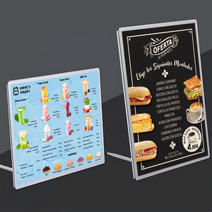 Tùy chỉnh mỏng mỏng A3/A4 hộp Đèn Tempered Glass <span class=keywords><strong>LED</strong></span> ảnh tùy chỉnh khung nhôm treo quảng cáo <span class=keywords><strong>LED</strong></span> chiếu sáng hiển thị - Product Image 1