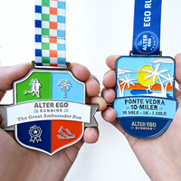 Medali Maraton Emas Perak Enamel Lunak Kustom, Medali Logam Olahraga untuk Finisher Renang, Produsen Medali Logam, Desain Gratis