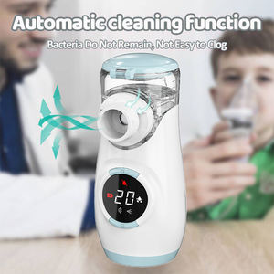 Kit d'inhalateur de machine de nébulisation portable pour enfants et adultes, <span class=keywords><strong>nébuliseur</strong></span> à mailles à ultrasons à affichage numérique portable pour la maison de l'asthme - Product Image 4