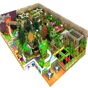 สนามเด็กเล่นในร่ม Naughty Castle Forest Series พร้อมสไลเดอร์และบ่อบอล Naughty Castle ได้รับการรับรองมาตรฐาน ISO CE รองรับเด็กได้ 50 คน - Product Image 2