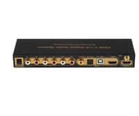 Convertisseur d'extracteur audio 4K @ 60Hz HDMI 2.0 DTS AC3 5.1CH Décodeur audio numérique ARC SPDIF Entrée audio PC-USB coaxiale