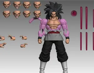 ฟิกเกอร์อนิเมะ PVC ซุปเปอร์ไซย่า ซุนโกคู ซุนโกฮัง แบล็คโกคู ซิคอร์ <span class=keywords><strong>SHF</strong></span> SSJ4 SSJ5 ของเล่นสะสม แบล็คโฮล TK - Product Image 4