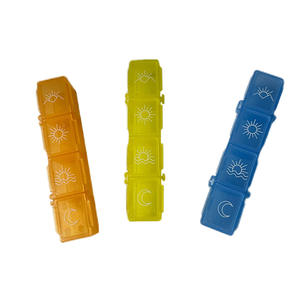 Pilulier intelligent portable en PP avec alarme et rappel, grande capacité, détachable, pour le stockage de médicaments - Product Image 3