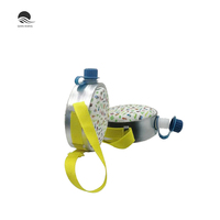 Bouteille d'eau portable en plastique de 0,7 L pour le sport, le voyage et le camping, utilisée pour les adultes, gourde en plastique HDPE