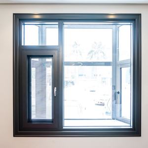 Ventana abatible de aluminio hecha a medida, la mejor calidad, rotura térmica, a prueba de viento, inclinación, ventanas giratorias - Product Image 5