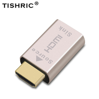 TISHRIC-Émulateur d'écran de verrouillage compatible HDMI, prise factice, adaptateur d'affichage virtuel, 1920x1080P