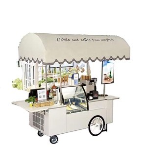 Remolque Eléctrico para Comida, Carrito Móvil Italiano de Playa para Helados con Ruedas para Venta al por Mayor - Product Image 2