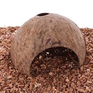 Rifugio Naturale in Guscio di Cocco, Box per Animali da Arrampicata, Paesaggista Professionale, Rifugio per Lucertole, Ragni, Tartarughe, Criceti, Granchi Eremiti - Product Image 5