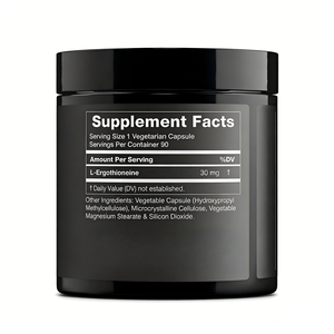 Capsules de L-ergothionéine OEM ODM certifiées GMP Halal 30 mg 90 unités Complément alimentaire - Product Image 3