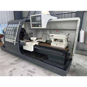 <b>CNC</b> Lathe <b>Machine</b> Flat Bed Automatic Turning Center Heavy Duty <b>Small</b> Lathe with Mechanical Spindle and Mini Motor - Product Image 4