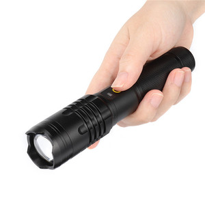 Tenuto in Mano di alluminio HA CONDOTTO LA Torcia Elettrica Della Torcia USB Ricaricabile 1000 Lumen XHP50 Tattico Torcia Elettrica HA CONDOTTO LA Torcia Faro - Product Image 6