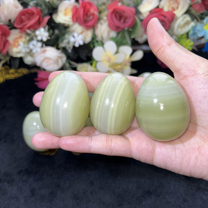 5cm Afghan <strong>Jade</strong> Eggs Wholesale Bulk Healing Decorative <strong>Red</strong> Agate Tumbled <strong>Stones</strong> for Decoration &amp; Gifts - Product Image 2
