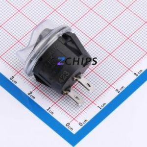 RT-S02-117-C DC Rocker Switch Through hole Component (THT),P=7mm Switch 20.2mm 21.1mm Concave Bend Without - Product Image 2