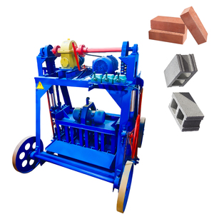 Wholesale Small Manual Mobile Concrete Brick Making <b>Machine</b> Hot Selling Hollow Blocks Factory with Motor Core Components - Product Image 6
