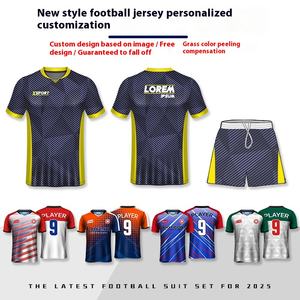 Tuta a sfera personalizzata per tutto il corpo con tessuto traspirante stampa di mappe di fabbrica per <span class=keywords><strong>abbigliamento</strong></span> da <span class=keywords><strong>calcio</strong></span> della squadra scolastica - Product Image 3