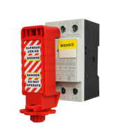 Verrou de sécurité électrique industriel Elecpopular EP-E25/E26 pour disjoncteur simple, idéal pour le contrôle des énergies dangereuses