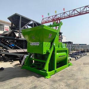Js1000 Series <span class=keywords><strong>Mixer</strong></span> beton wajib batang ganda, mesin pencampur beton kecil dengan komponen inti pompa Motor mesin - Product Image 4