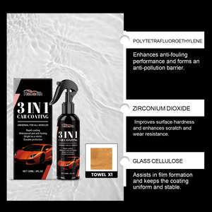 Vente chaude imperméable et <span class=keywords><strong>anti</strong></span>-encrassement taches tenaces enlevant le revêtement rapide 3 en 1 pulvérisation de revêtement de voiture - Product Image 5