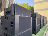 Puissance 2000W double 12 pouces réseau de lignes à trois voies équipement audio professionnel haut-parleurs réseau de lignes d'occasion à vendre
