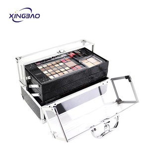 <span class=keywords><strong>Maquillaje</strong></span> cosmético <span class=keywords><strong>Kit</strong></span> <span class=keywords><strong>de</strong></span> <span class=keywords><strong>maquillaje</strong></span> <span class=keywords><strong>barato</strong></span> <span class=keywords><strong>de</strong></span> marca <span class=keywords><strong>completo</strong></span> OEM portátil para mujer Estuche <span class=keywords><strong>de</strong></span> belleza <span class=keywords><strong>de</strong></span> aluminio Cajas <span class=keywords><strong>de</strong></span> - Product Image 2