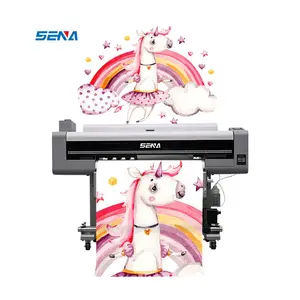 Multifunction 1800mm Eco Solvent Inkjet Printer Epson i3200 Nozzle Wide Format Printer 3D Fast for Wallpaper Curtain Tablecloth